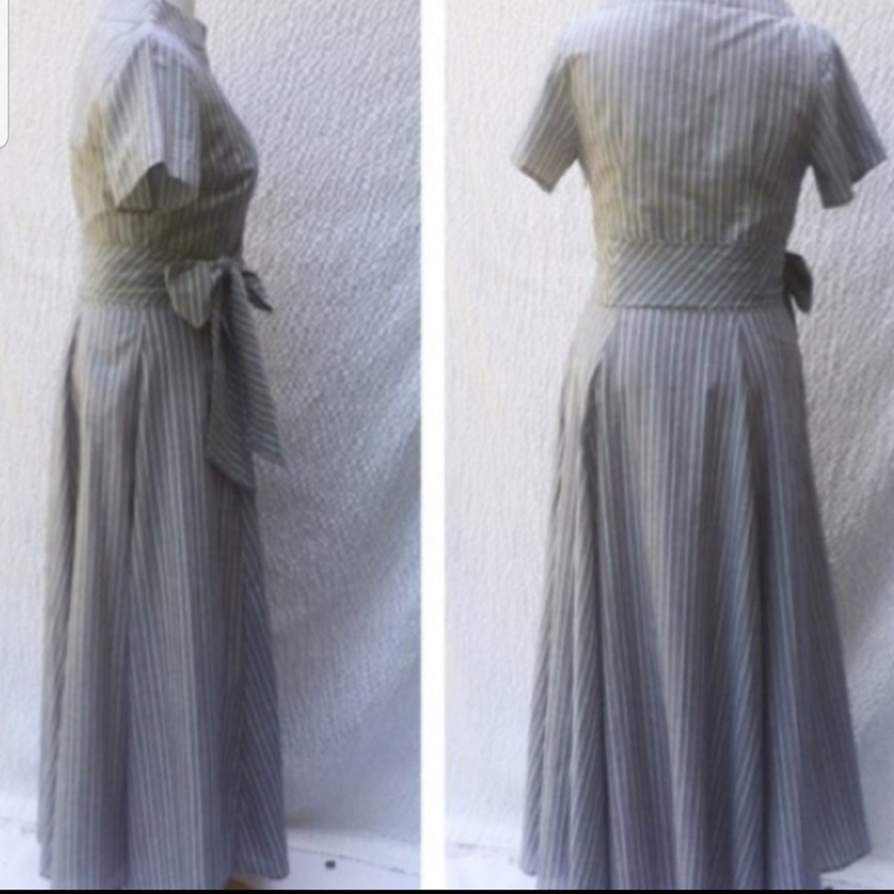 Short sleeved maxi dress
